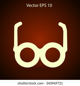 Glasses vector illustration