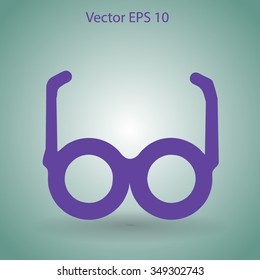 Glasses vector illustration