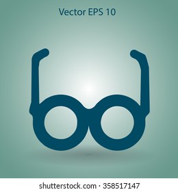 Glasses vector illustration