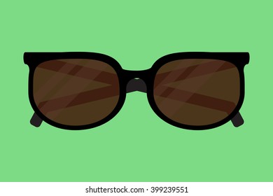 Glasses vector illustration