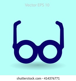 Glasses vector illustration