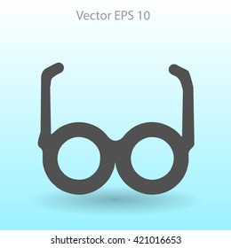 Glasses vector illustration