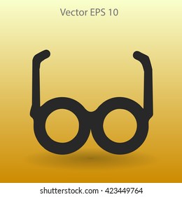 Glasses vector illustration