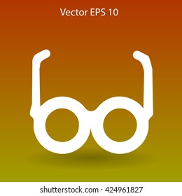 Glasses vector illustration