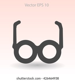 Glasses vector illustration