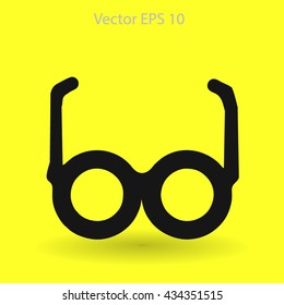 Glasses vector illustration