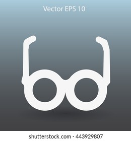 Glasses vector illustration