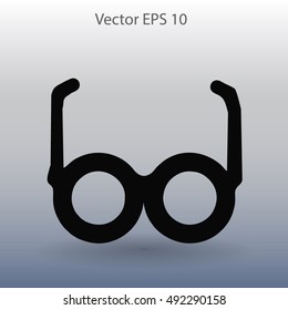 Glasses vector illustration