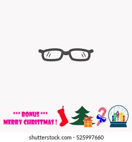 Glasses  vector illustration.