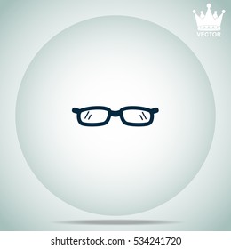 Glasses  vector illustration.