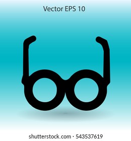 Glasses vector illustration