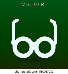 Glasses vector illustration