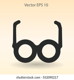 Glasses vector illustration