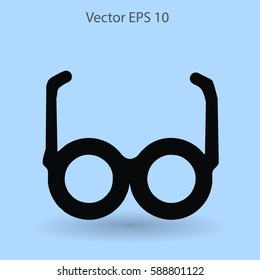 Glasses vector illustration