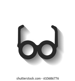Glasses vector illustration