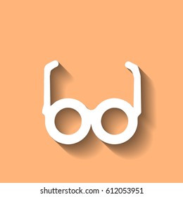 Glasses vector illustration