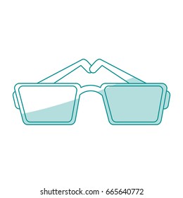 Glasses vector illustration