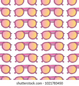 Glasses vector illustration. Doodle style. Design, print, decor, textile, paper
