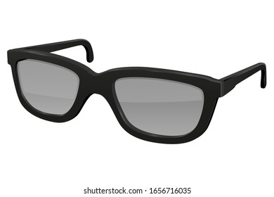 Glasses. Vector illustration isolated on white background