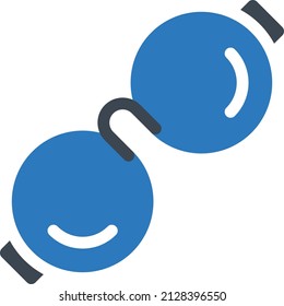glasses Vector illustration on a transparent background. Premium quality symbols. Glyphs  vector icon for concept and graphic design.