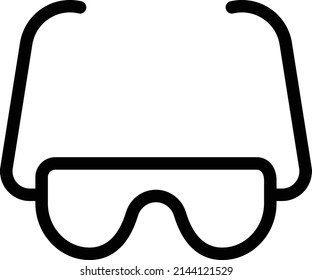 glasses Vector illustration on a transparent background. Premium quality symbols. Stroke vector icon for concept and graphic design.