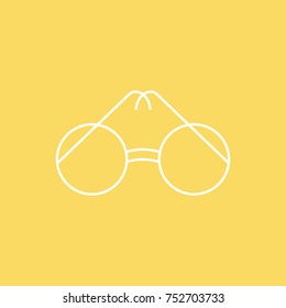 glasses vector line icon. eps-10