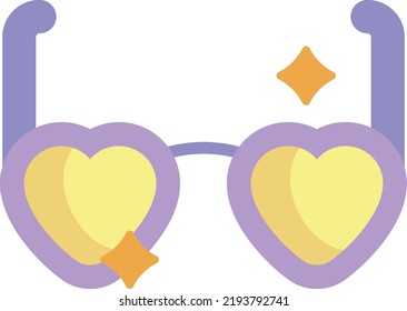 glasses vector on white background. isolated Vector icon