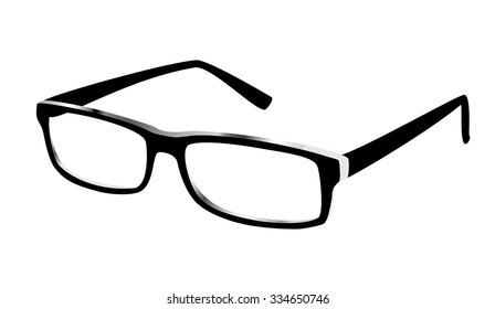 glasses vector set