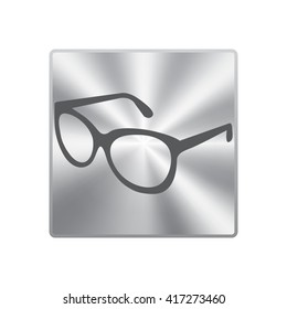 glasses vector set. Retro, aviator frames