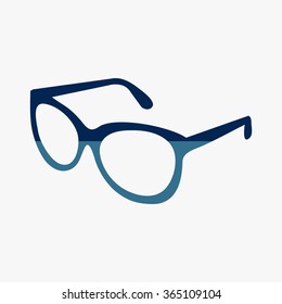 glasses vector set. Retro, wayfarer, aviator frames