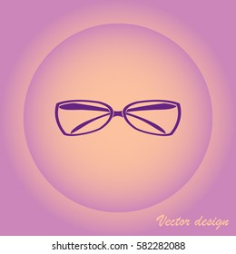 glasses vektor icon