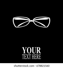 glasses vektor icon