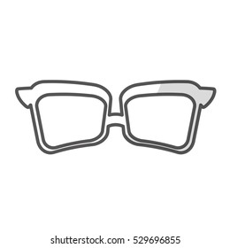 glasses vintage frameicon image vector illustration design 