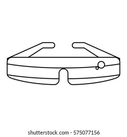 glasses virtual reality wearable technology thin line