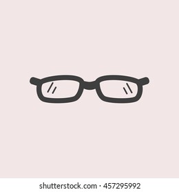 Glasses web icon. Isolated illustration