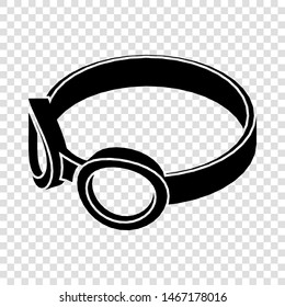 Glasses welding mask icon. Simple illustration of glasses welding mask vector icon for web