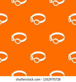 Glasses welding mask pattern vector orange for any web design best