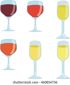 Glasses of wine