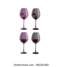 Glasses with Wine