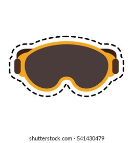 Glasses of winter cloth design
