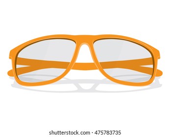 glasses for your design and logo. Easy to change colors. Mock up