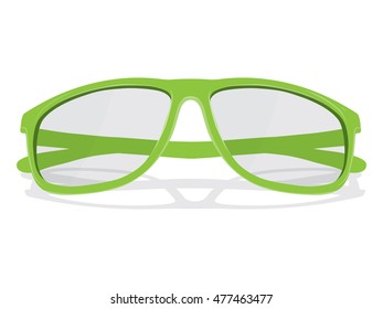 glasses for your design and logo. Easy to change colors. Mock up