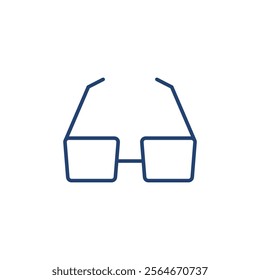 Glassess icon Outline icon sign