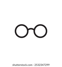 Glassess icon Vector set outline