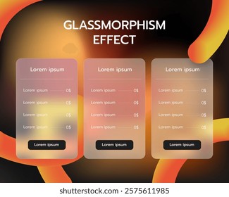 Glassmorphism Abstract Background Template with Abstract Doodle 3d Curve Ideal for User Interfaces, Minimalist Web Design, Modern Infographics, Business Layouts, App Screens, Marketing, and Futuristic