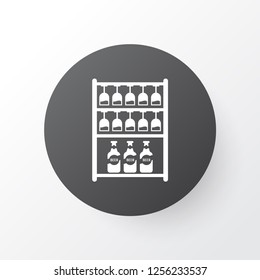 Glassware icon symbol. Premium quality isolated stand of beers element in trendy style.