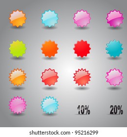 Glassy labels