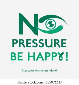 Glaucoma Awareness Campaign. Vector Illustration.