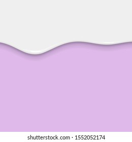 Glaze background. Vector illustration of white sweet chocolate glaze.