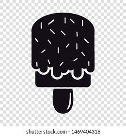 Glaze ice cream icon. Simple illustration of glaze ice cream vector icon for web